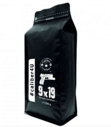 Caliber Coffee® 9mm zrnková káva 250g