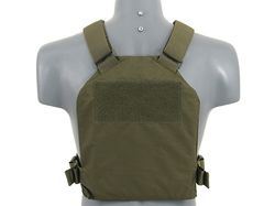 Simple Plate Carrier with Dummy Soft Armor Inserts Olive